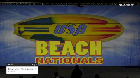 Birmingham Cheer Academy - N. Malone [2022 Youth Day 1] 2022 WSA Beach Nationals