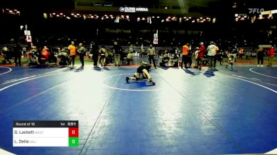 85 lbs Round Of 16 - Garrett Lackett, Westfield vs Lee Delia, Validus