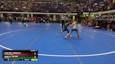 80 lbs Round 2 - Sawyer Viebrock, St. Croix Falls vs Brielle Meyer, Osceola