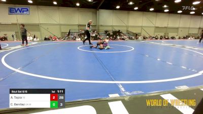 58 lbs Rr Rnd 4 - Andres Tapia, Takedown Elite 9u vs Christian Benitez, Untouchables 9U White