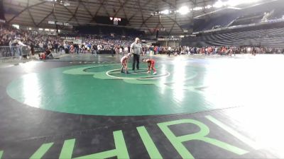 49 lbs Cons. Round 1 - DeAndre Romero, Victory Wrestling-Central WA vs Maverick Smith, FordDynastyWrestlingClub