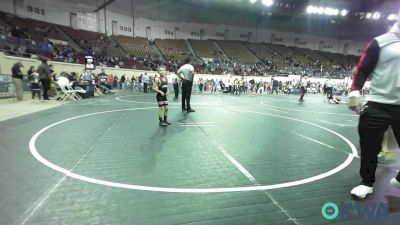 66 lbs Final - Brantley Lewis, Mustang Bronco Wrestling Club vs Wade O`Brien, Verdigris Youth Wrestling