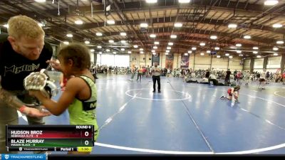 56 lbs Rd# 9- 2:15pm Saturday Final Pool - Hudson Broz, Nebraska Elite vs Blaze Murray, Minion Black