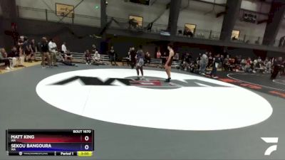 190 lbs Semifinal - Matt King, WA vs Sekou Bangoura, WA