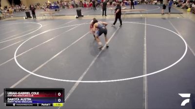 170 lbs Cons. Round 3 - Dakota Austin, North Metro Wrestling vs Uriah-Gabriel Cole, East Side Wrestling Club