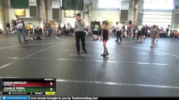 68 lbs Round 2 - Charlie Perea, Elite Athletic Club vs Logan Brickley, Olympia