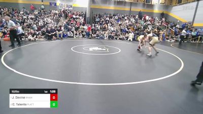 152 lbs Final - Jeremy Devine, RHAM vs Caiden Talento, Platt