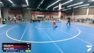 83 lbs Cons. Semi - Cade Pallan, 3F Wrestling vs Roman Lopez, Texas Tribe Wrestling Club