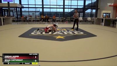 J-15 lbs 5th Place Match - Jordan Jasper, Western Dubuque vs Segan Cartwright, RT Elite