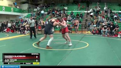 215 lbs Semifinal - Maverick Blackburn, WADSWORTH vs Alex Taylor, MOUNT VERNON