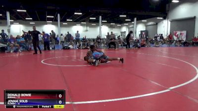 130 lbs Semis & 3rd Wb (16 Team) - Donald Bowie, Indiana vs Jovani Solis, Florida