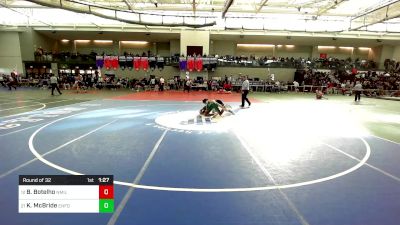 152 lbs Round Of 32 - Brennan Botelho, New Milford vs K'dyn McBride, Enfield