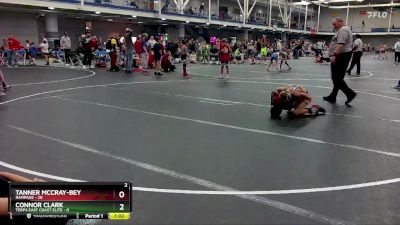 68 lbs Round 5 (8 Team) - Tanner McCray-Bey, Rampage vs Connor Clark, Terps East Coast Elite