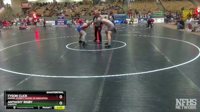 A 220 lbs Quarterfinal - Anthony Rigby, Harpeth vs Tyson Click, Samuel Everett School Of Innovation