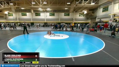 55 lbs Cons. Round 2 - Lyndon Gustafson, Stanley Wrestling Club vs Blaise Perlichek, Sundawg Wrestling Club