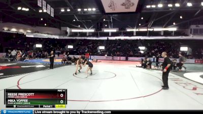 Girls 120 lbs Semifinal - Mika Yoffee, SLAM Academy (Girls) vs Reese Prescott, Moses Lake (Girls)