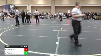 109 lbs Round Of 64 - Andrei Donayri, Cornerstone Mat Club vs Jayden Preston, Live Training