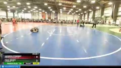 92 lbs Rd# 4- 2:00pm Friday Final Pool - Jamison Forrest, Dynasty Ruthless vs Mike Brady, Scorpions