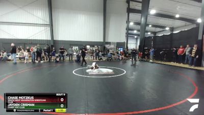 43-45 lbs Round 2 - Chase Motzkus, South West Washington Wrestling Club vs Jayden Crisman, Canby Mat Club