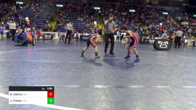 56 lbs Quarterfinal - Ryan Helms, Downingtown vs John Fisher, Lehighton