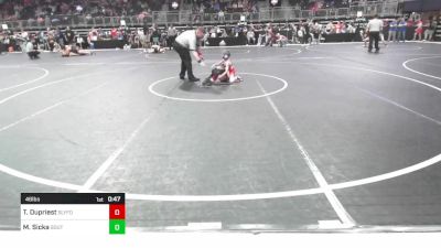 46 lbs Consi Of 8 #2 - Talon Dupriest, SlyFox Wrestling Academy vs Maverick Sicka, Southern Illinois Bulldog WC