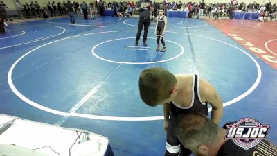 64 lbs Round Of 32 - Angelo Merlino, 512 Outlaw Wrestling vs Bentley Roberts, Blanchard Wrestling Club