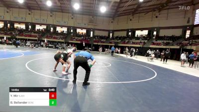 144 lbs Consi Of 16 #1 - YaYa Mir, St. John's School vs Brady Bollander, Benedictine Prep