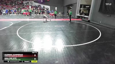 77 lbs Quarterfinal - Deklynn Nye, Waunakee Wrestling Club vs Audrina Kammerud, Sarbacker Wrestling Academy