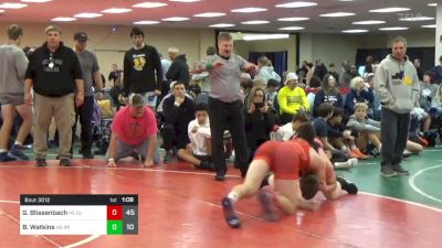 182 lbs Rr Rnd 2 - Gabe Blissenbach, Gladiators HS vs Ben Watkins, Ragin Raisins Concord HS