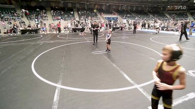 52 lbs Consi Of 4 - Cutter Bledsoe, Woodland Wrestling Club vs Cooper Horine, Cleveland Take Down Club