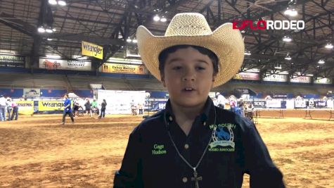 2018 NLBRA Little Wrangler All-Around Champion: Gage Hudson