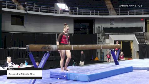 Cassandra D'Amato Elite Gymnastic Acad - Beam - 2022 Elevate the Stage Huntsville presented by SportsMED & Crestwood