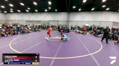 152 lbs 2nd Wrestleback (16 Team) - Cyrus Comia, Washington vs Clayton Jones, Michigan