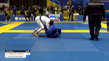 ANA CAROLINA VIEIRA SROUR vs FERNANDA YUKARI MAKIYAMA CRISTO 2021 World Jiu-Jitsu IBJJF Championship