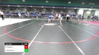 113 lbs Consi Of 64 #2 - Waylon Rogers, VA vs Austin Bickerton, OH