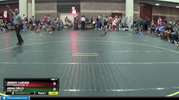 80 lbs Round 3 (6 Team) - Jeremy Carver, Elite Athletic Club vs Ariah Mills, Steel Valley