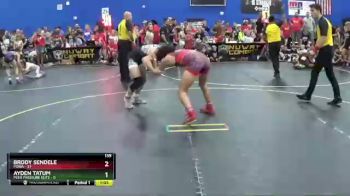 135 lbs Round 1 (6 Team) - Brody Sendele, POWA vs Ayden Tatum, Peer Pressure Elite