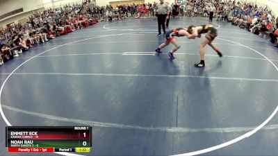 125 lbs Round 1 (6 Team) - Emmett Eck, Kansas Cobras vs Noah Rau, North Dakota 2