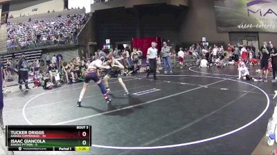 120 lbs Round 2 (6 Team) - Tucker Driggs, Kansas Copperhead vs Isaac Giancola, Kansas Python