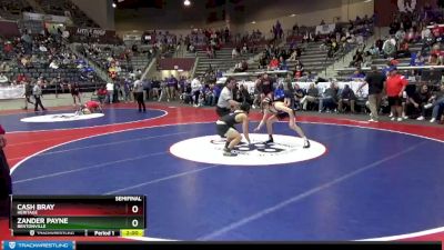 6A 132 lbs Semifinal - Zander Payne, Bentonville vs Cash Bray, Heritage