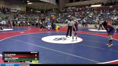 6A 175 lbs Semifinal - Ty Clayton, Fayetteville vs Deylin Pippins, North Little Rock