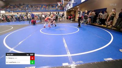 98 lbs Final - Tristan Peters, Claremore Wrestling Club vs Aiden Leathers, Jenks Trojan Wrestling Club