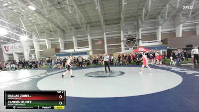 106 V Champ. Round 2 - Dallas Zobell, Springville V vs Camden Kuntz, Mountain Home V