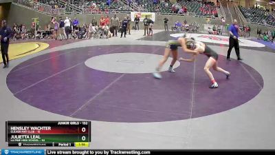 132 lbs Round 1 - Julietta Leal, La Pine High School vs Hensley Wachter, Culver Mat Club