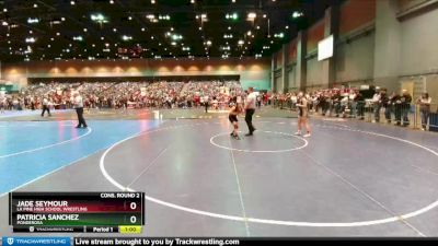 126 lbs Cons. Round 2 - Patricia Sanchez, Ponderosa vs Jade Seymour, La Pine High School Wrestling