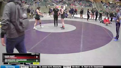 170 lbs Round 7 - Kami Hart, Linfield University vs Georgiana Usazewski, Gray Harbor College