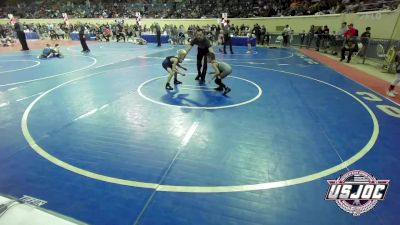 61 lbs Consi Of 16 #2 - Cash Barbosa, Cowboy Wrestling Club vs Tucker Coffman, Piedmont