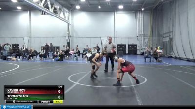 100 lbs Finals (2 Team) - Xavier Moy, Warhawks vs Tommy Slack, LCWC