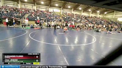 65 lbs Cons. Round 2 - Cole Jenkins, Grantsville Wrestling Club vs Alexander Flores, Olympus