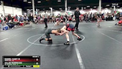 100 lbs Round 2 (4 Team) - Daniel Casey III, Rebellion vs Kalob Rodriguez, NC National Team